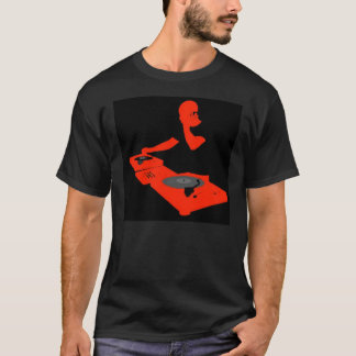 T-shirt Chambre du DJ - d'un rouge ardent