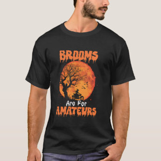 T-shirt Chambres Pour Amateurs moto équitation Sorcière