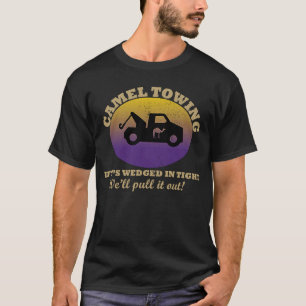 T-shirt Chameau Towing Retro Adulte Humour Dit