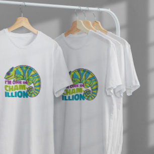T-shirt Chameleon Animal Pun Drôle