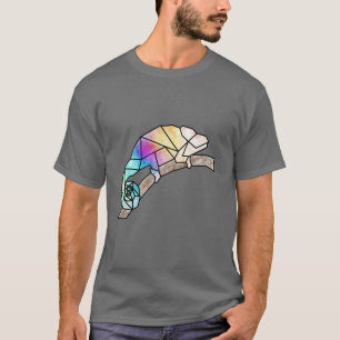 T-shirt Chameleon arc-en-ciel