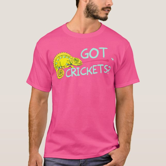 T-shirt Chameleon de cricket (Devant)