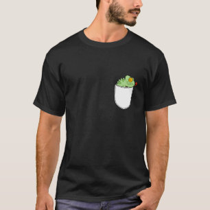 T-shirt Chameleon endormi dormant de lézard reptile de po