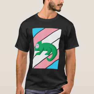 T-shirt Chameleon Pride Transgenre Drapeau LGBT Fière Ally