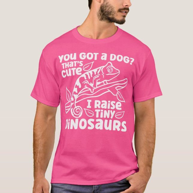 T-shirt Chameleon Tiny Dinosaur Chameleon Lizeon Chameleon (Devant)