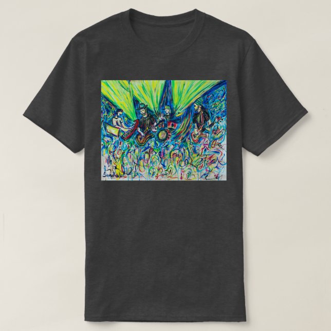 T-shirt Chaméléonisé Twiddle Twiddle au Chameleon Clu (Design devant)