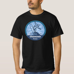 T-shirt Chamonix Station de ski - Snowboard