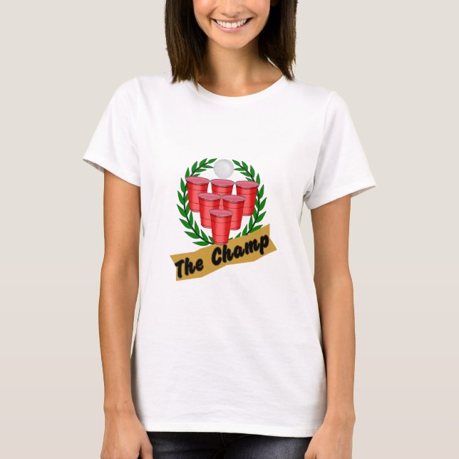 T-shirt Champ Beer Pong (Devant)