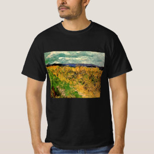 T-shirt Champ de blé aux bleuets par Vincent van Gogh