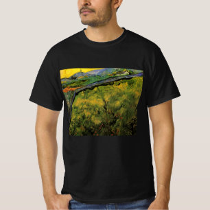 T-shirt Champ de blé de printemps, Sunrise par Vincent van