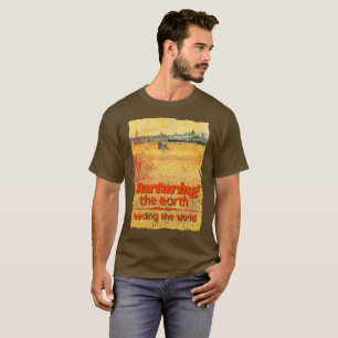 T-shirt champ de blé Vintage Art 1888 Van Gogh