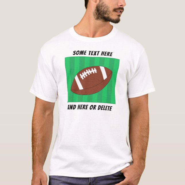 T-shirt Champ de football personnalisé (Devant)