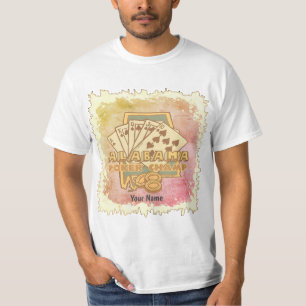 T-shirt Champ de poker de l'Alabama