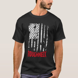 T-shirt Champ pétrolifère du drapeau américain