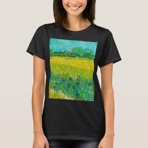 T-shirt Champ Van Gogh avec Irises près d'Arles
