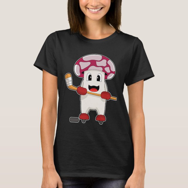 T-shirt Champagne Hockey sur glace Baguette de hockey sur  (Devant)