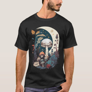 T-shirt Champignon Aesthetic Goblincore Et Dark Cottagecor