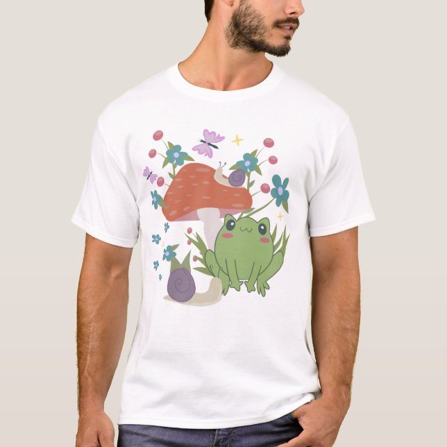 T-shirt champignon de grenouille (Devant)