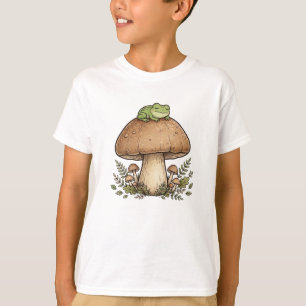 T-shirt Champignon de Grenouille Endormie - Cottagecore Mi