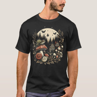 T-shirt Champignon esthétique Goblincore et Dark Cottageco