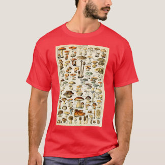 T-shirt Champignon I Champignon Vintage en français Graphi