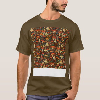 T-shirt Champignon Motif sans pièce Fungus Hippie Shroom E