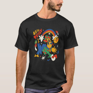 T-shirt champignon psicodelic grenouille Premium
