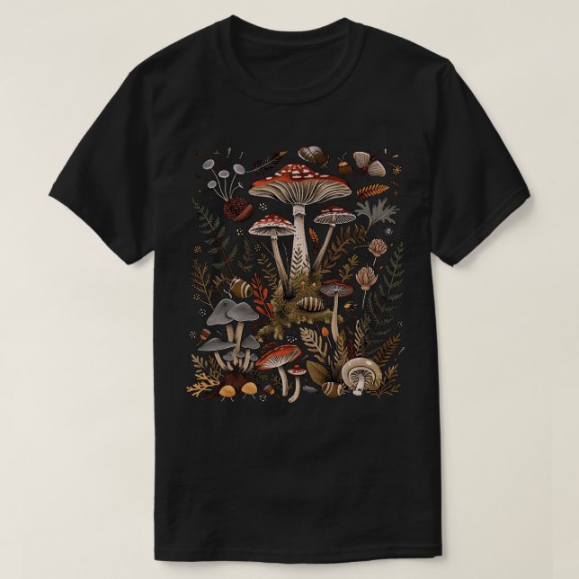 T-shirt Champignons (Design devant)