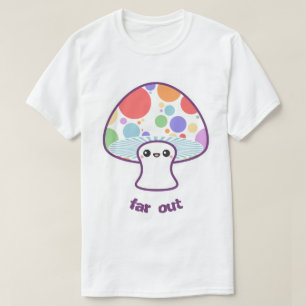 T-shirt Champignons arc-en-ciel