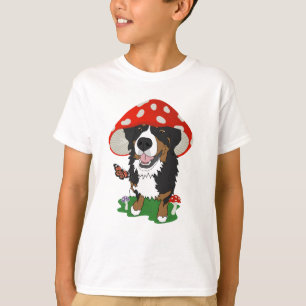 T-shirt Champignons bernois de chiens de montagne