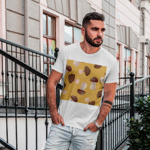 T-shirt Champignons Brown