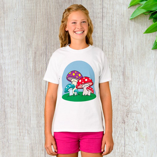 T-shirt Champignons colorés (Créateur téléchargé)