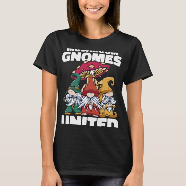 T-shirt Champignons du Hunter Unifié En Plein Feu Mushroom (Devant)