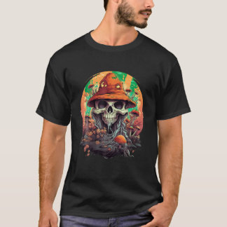 T-shirt Champignons éffrayants Cottagecore vintage Hallowe