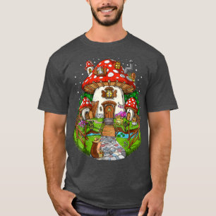 T-shirt Champignons Forêts Maison Imaginaire Champignons N