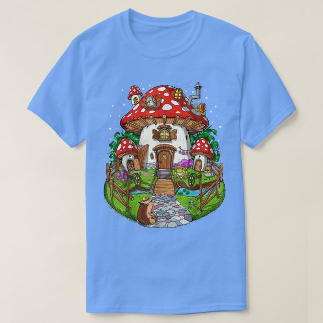 T-shirt Champignons Forêts Maison Imaginaire Champignons N (Design devant)