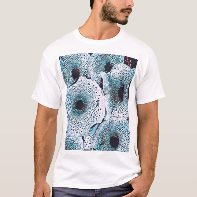 T-shirt Champignons Imprimer Art classique (Devant)