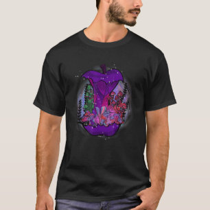 T-shirt Champignons Magie Psilocybin Champignons pourpres