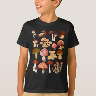 T-shirt Champignons Mycologiste chasse aux champignons bot