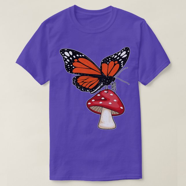 T-shirt Champignons papillons (Design devant)