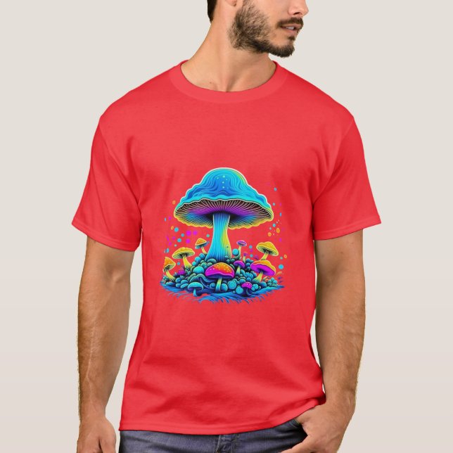 T-shirt Champignons psychédéliques (Devant)