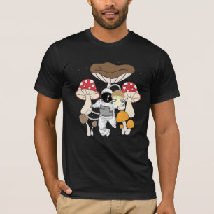 T-shirt Champignons psychédéliques de l'astronaute spati