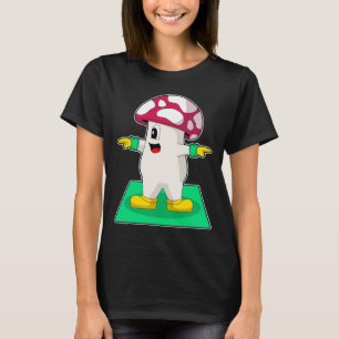 T-shirt Champignons Yoga Fitness Gymnastique