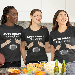 T-shirt Champion Auto Draft ! ! ! Football Imaginaire