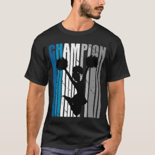 T-shirt Champion Cheerleader turquoise Filles Anniversaire