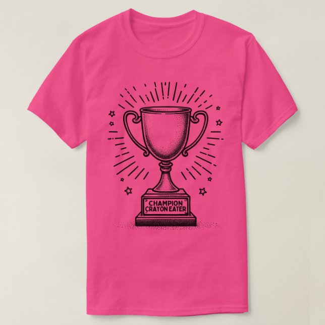 T-shirt Champion Crayon Eater (Design devant)