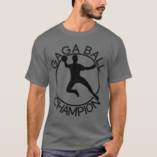 T-shirt Champion de balle de Gaga Dodgeball jeu Enfants Ga (Devant)