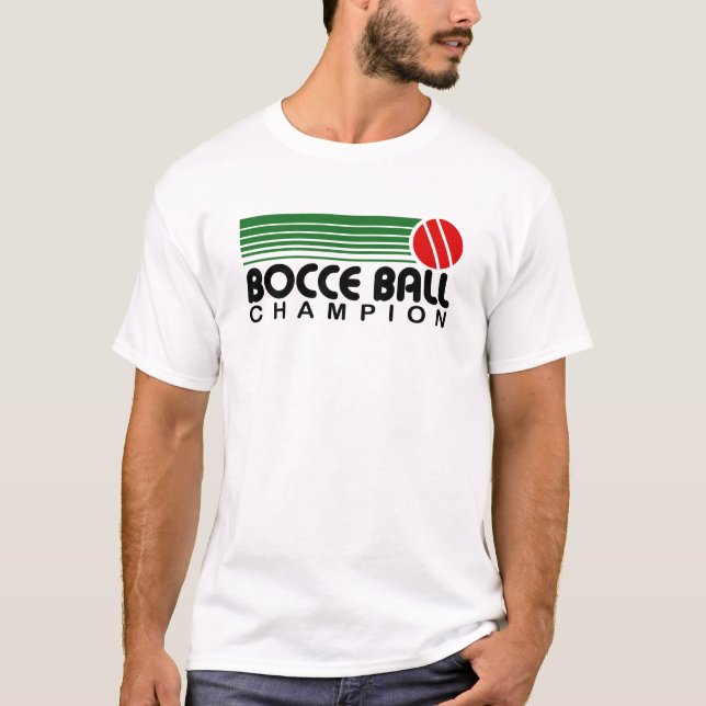 T-shirt Champion de Bocce Ball (Devant)