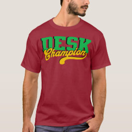 T-shirt Champion de bureau de style sportif légende de bur