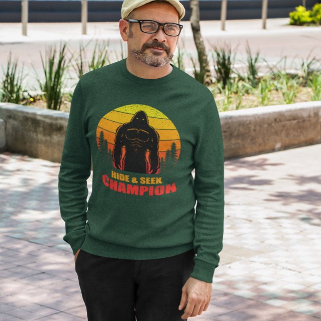 T-shirt Champion de cache-cache Bigfoot (Créateur téléchargé)